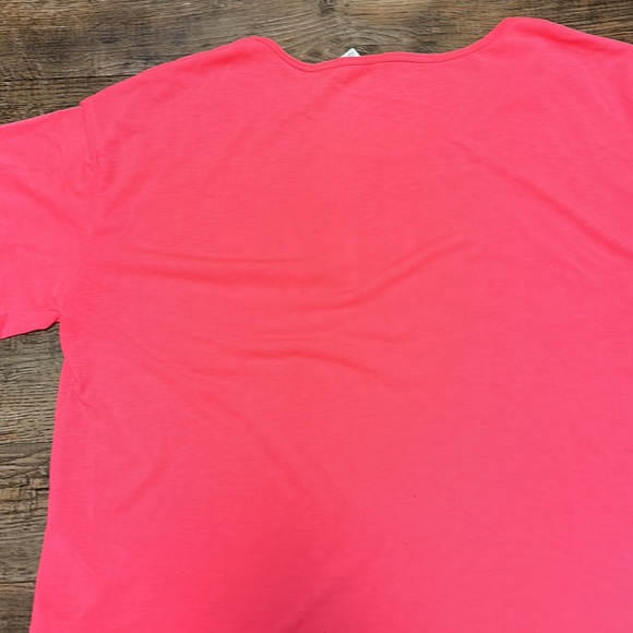 H&M | Divided Hot Pink Neon Word Graphic ‘Celfie’ Crop Top Tee L - Picture 6 of 7